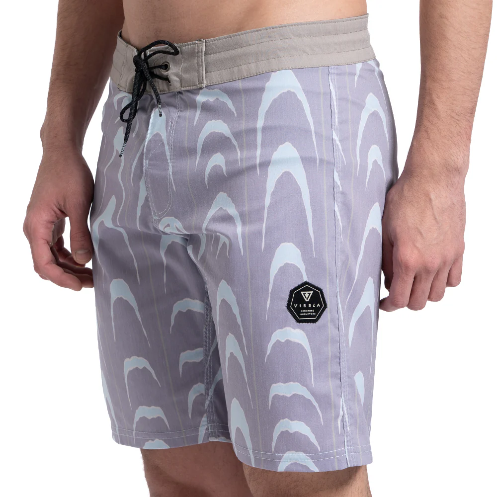 Boardshorts Lilás Vissla Monster Striper