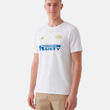 Camiseta Manga Curta Rusty Azzuro Branca