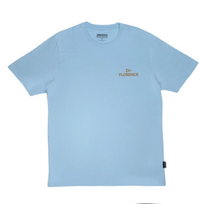 Camiseta Manga Curta Crew Azul Claro Florence
