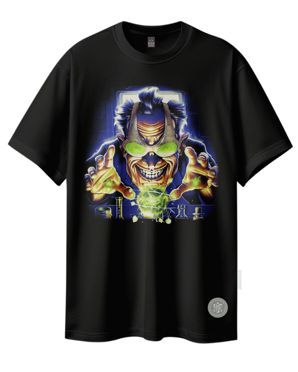 Camiseta Oversized Oakley Mad Lab Scientist SS Tee Black