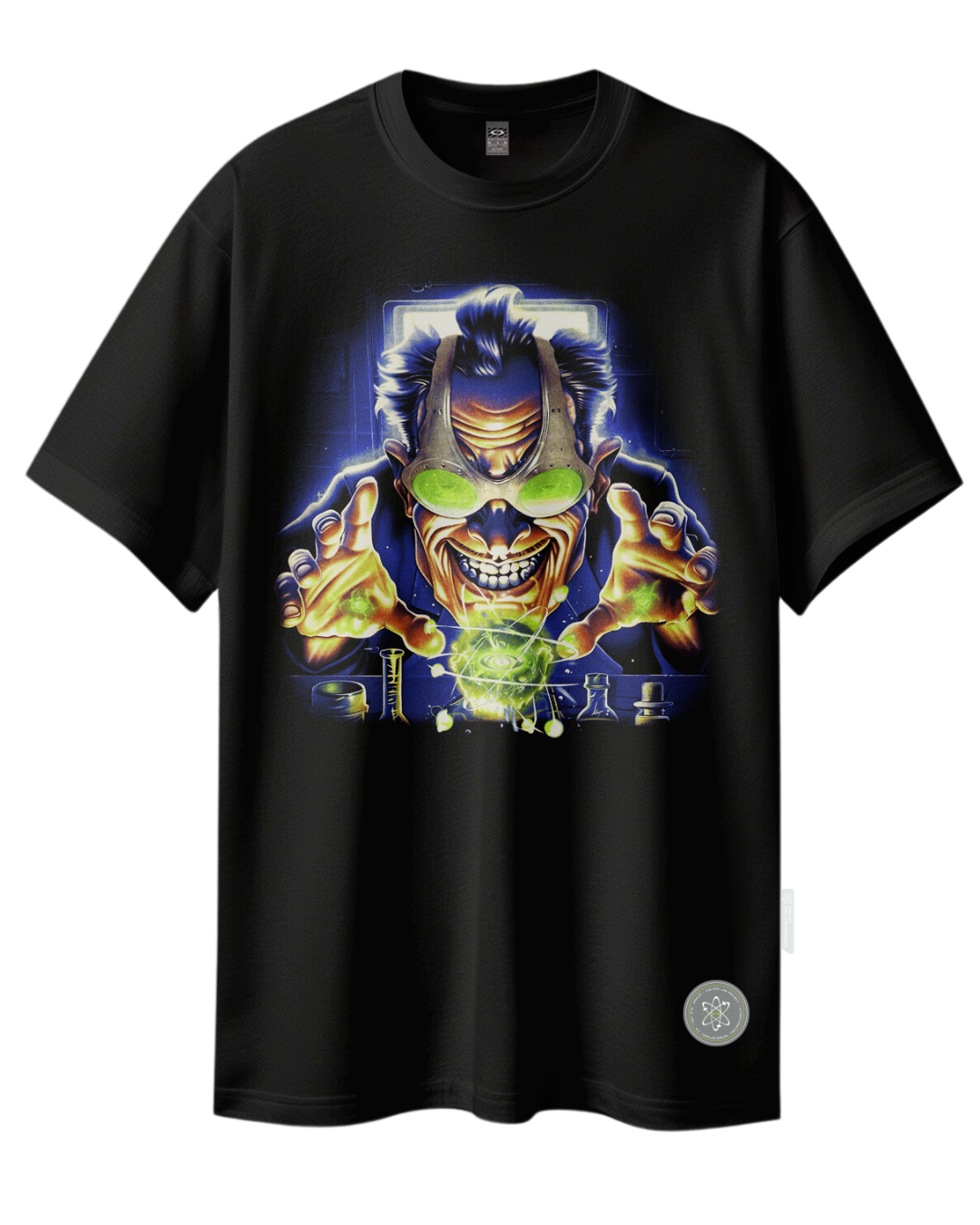 Camiseta Oversized Oakley Mad Lab Scientist SS Tee Black