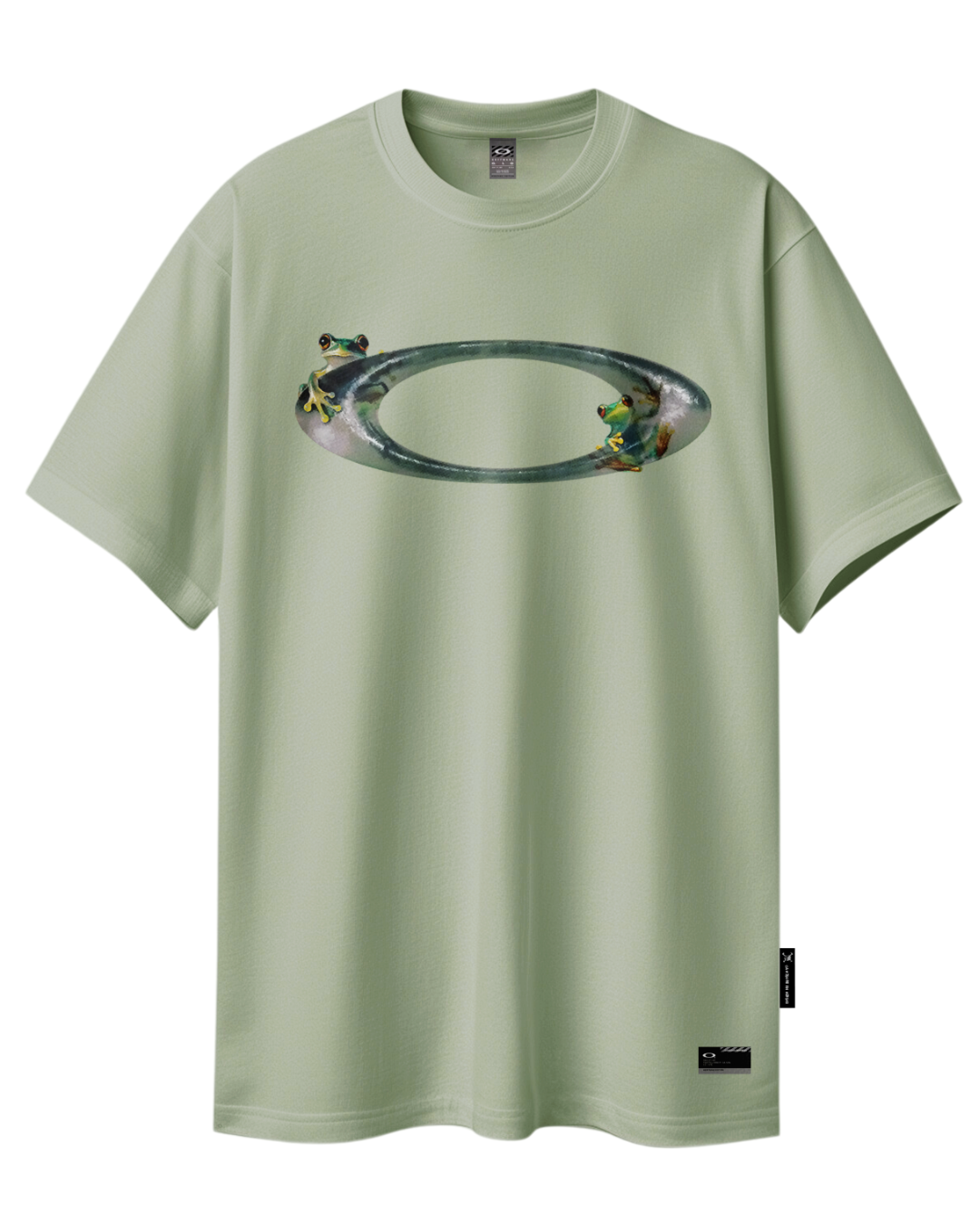 Camiseta Oversized Oakley Jupiter's Adventure Green