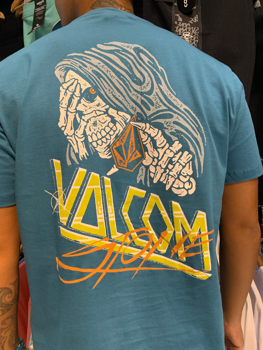 Camiseta Volcom Dropped Azul