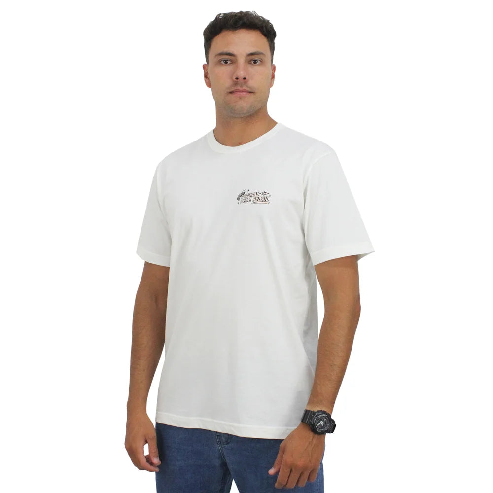 Camiseta Rip Curl Poster Brasil Bone