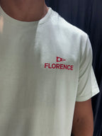 Camiseta Manga Curta Crew Oliva Claro Florence