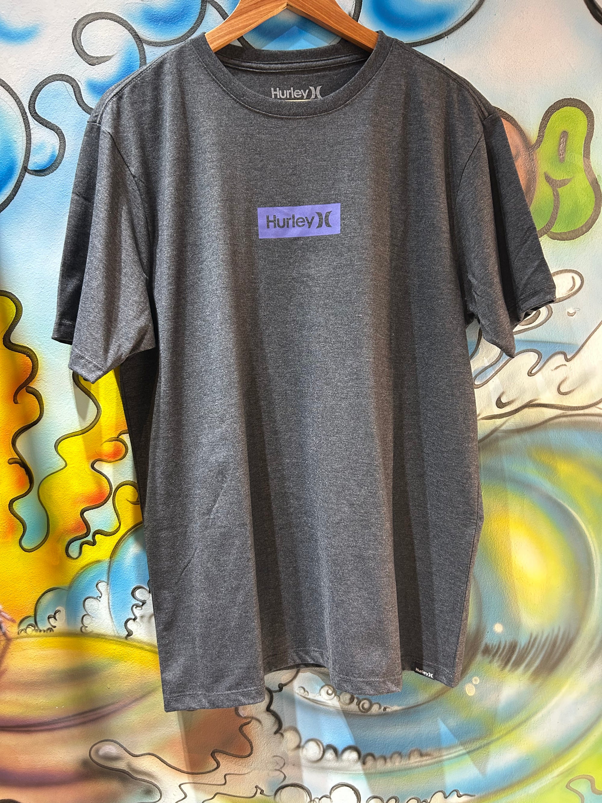 Camiseta Hurley Silk Box Cinza