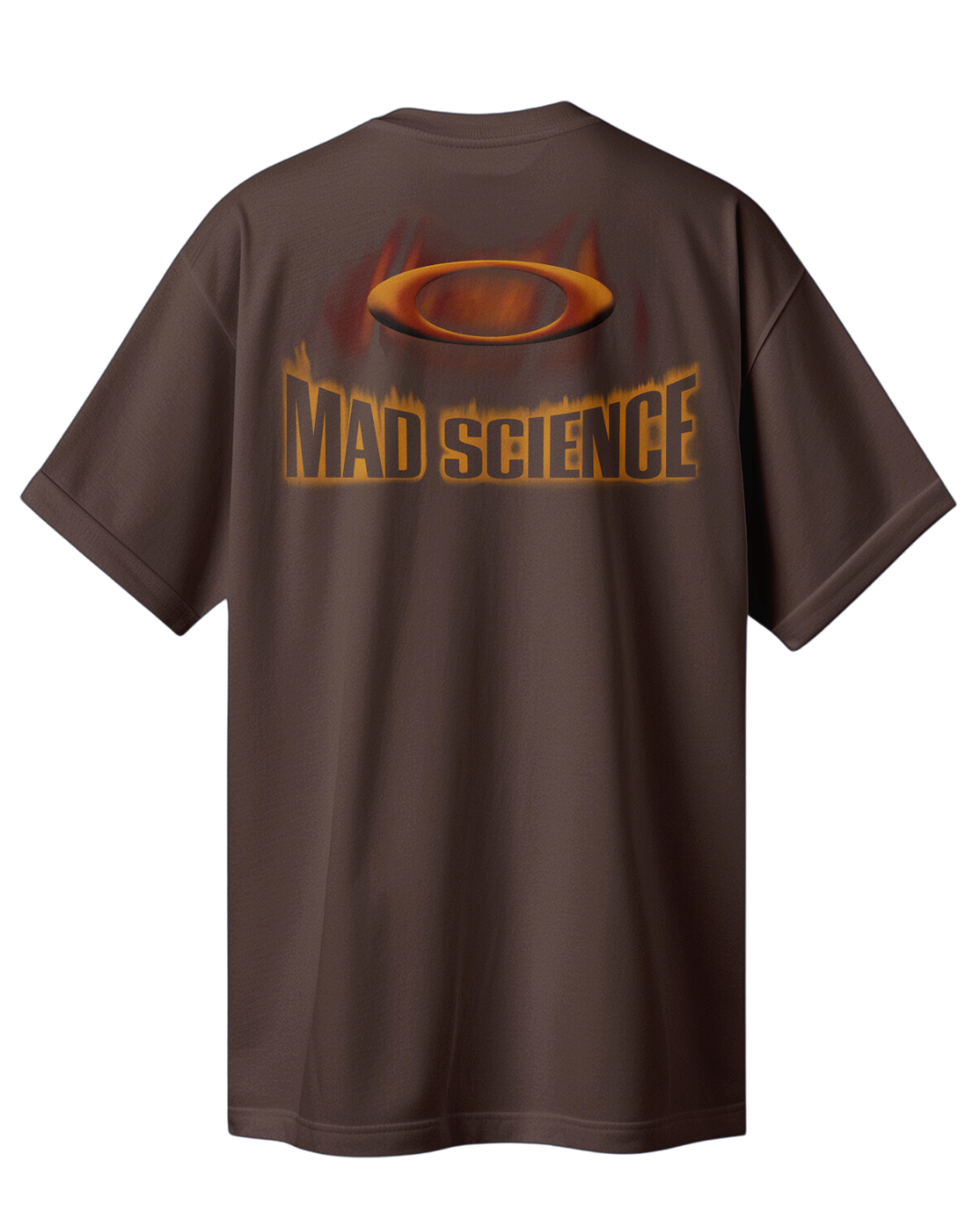 Camiseta Oversized Oakley Mad Science Logo SS Tee Brown