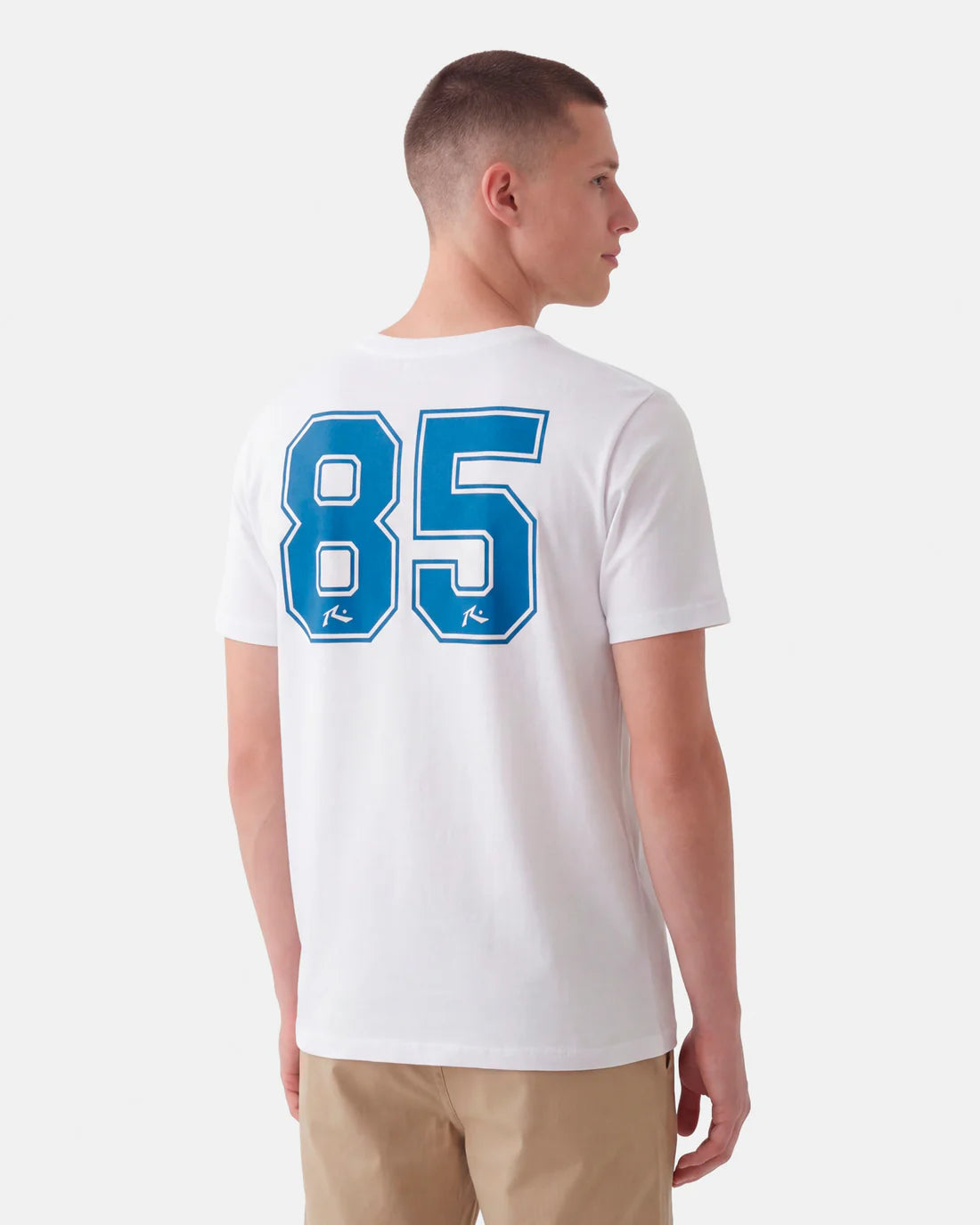 Camiseta Manga Curta Rusty Azzuro Branca