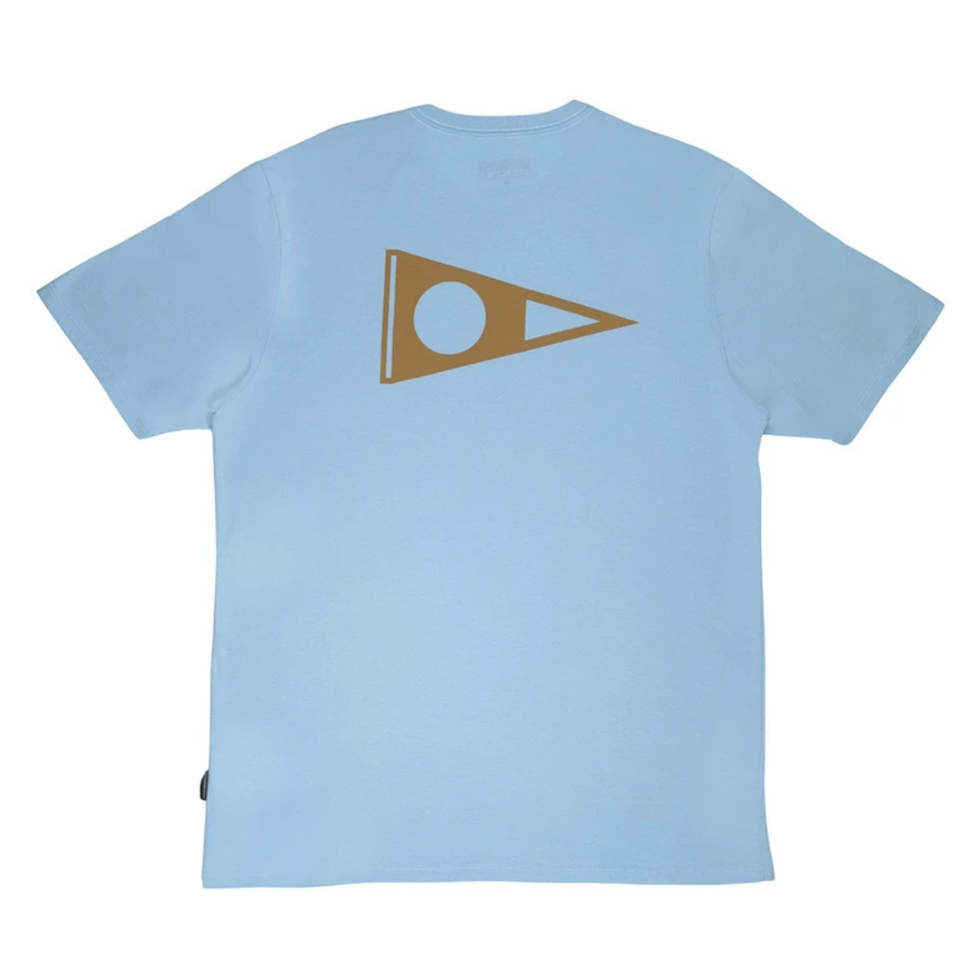 Camiseta Manga Curta Crew Azul Claro Florence