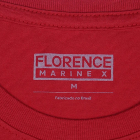 Camiseta Manga Curta Crew Vermelho Florence