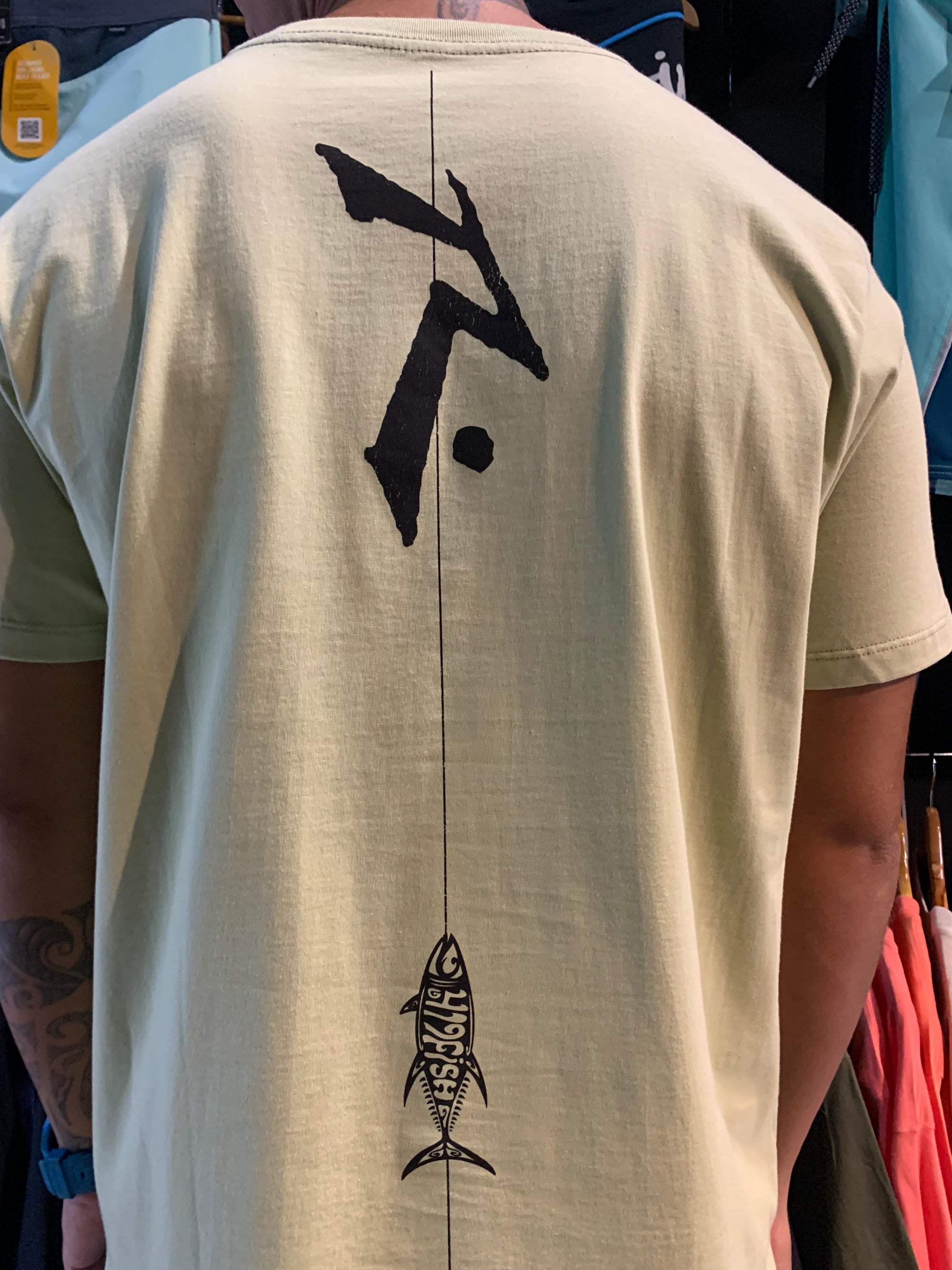 Camiseta Manga Curta Verde Rusty Fish