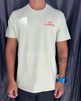 Camiseta Manga Curta Crew Oliva Claro Florence