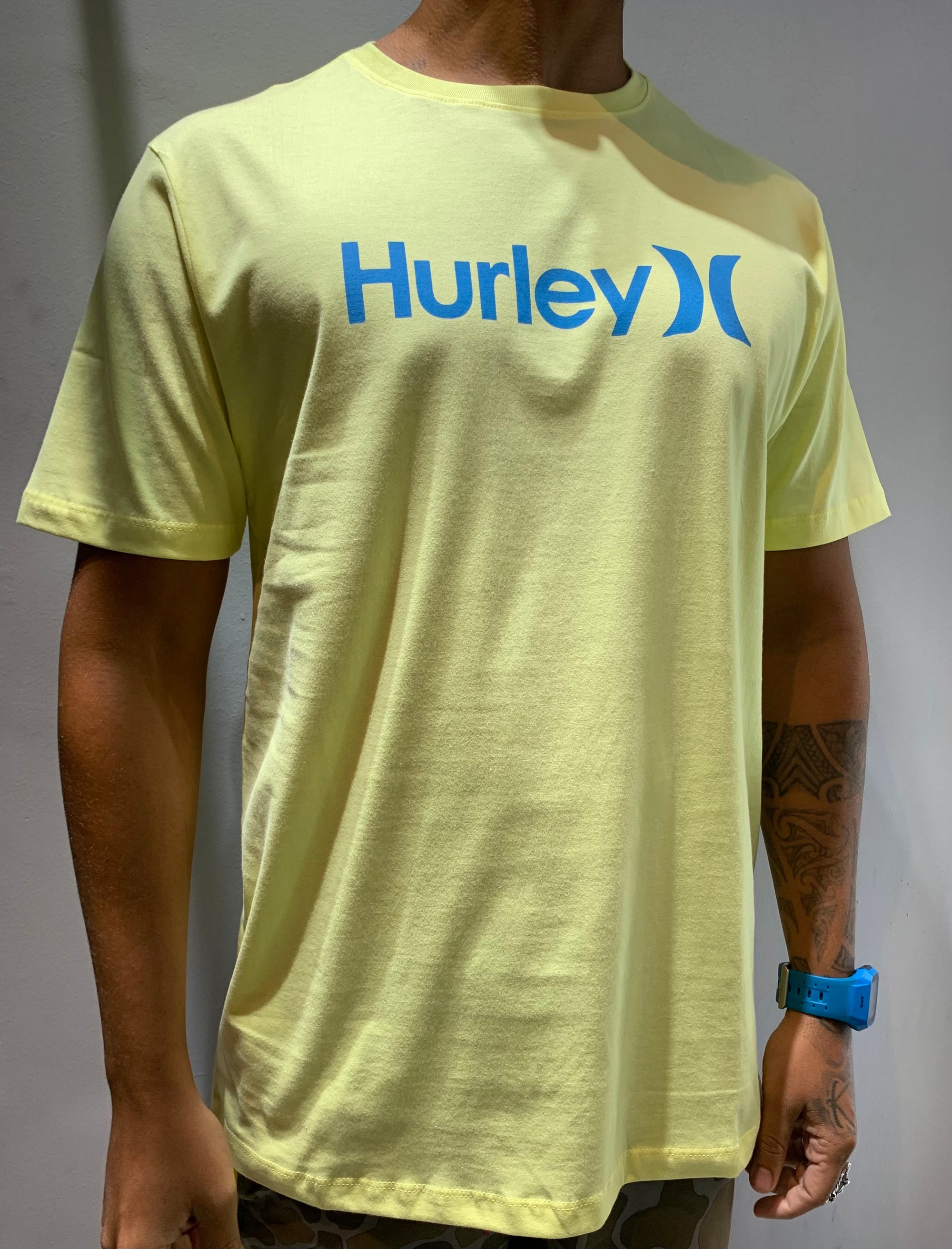 Camiseta Hurley O&O Solid Amarela