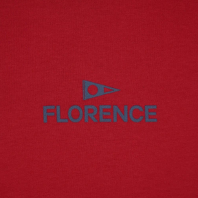 Camiseta Manga Curta Crew Vermelho Florence