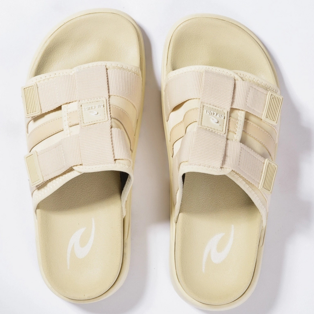 Chinelo Slide Rip Curl Ripper Bege