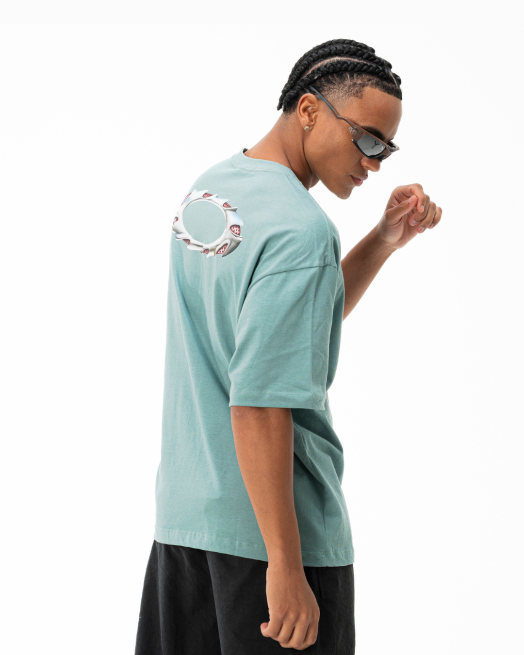 Camiseta Oversized Oakley Elipse Sharp Metal SS Tee