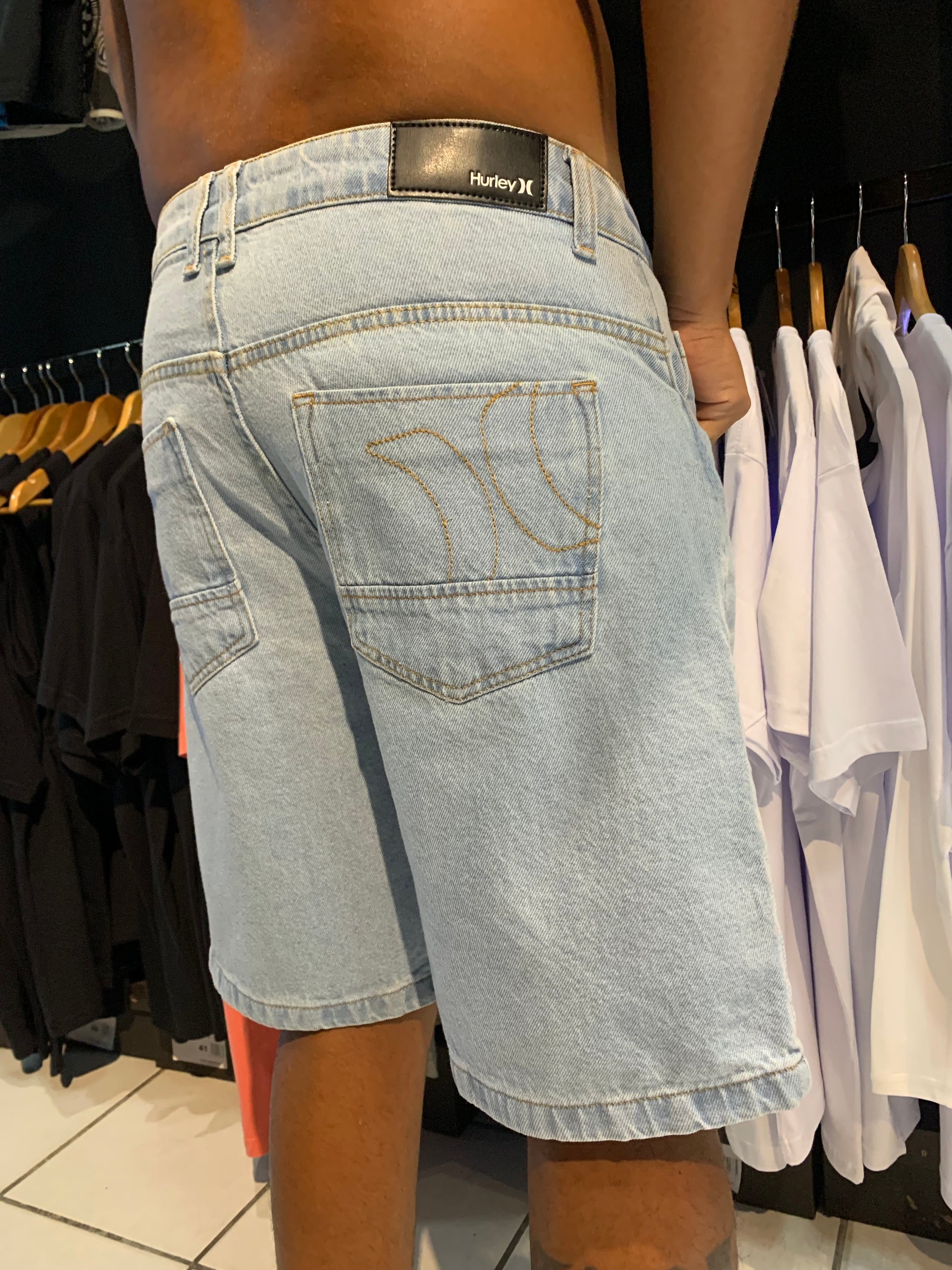 Bermuda Hurley Jeans Grunge