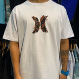 Camiseta Manga Curta Branca Hurley Icon Garden