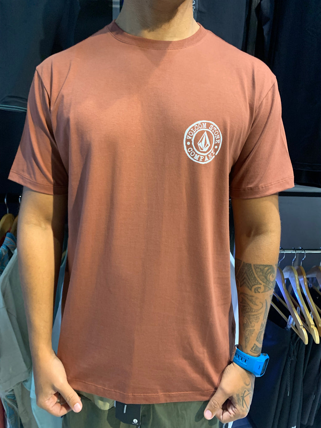 Camiseta Volcom Difuse Vermelha
