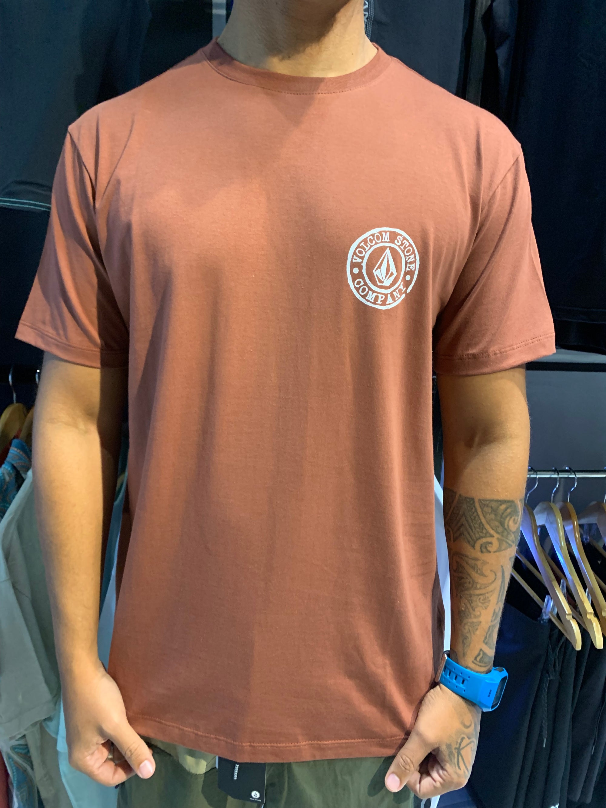 Camiseta Volcom Difuse Vermelha