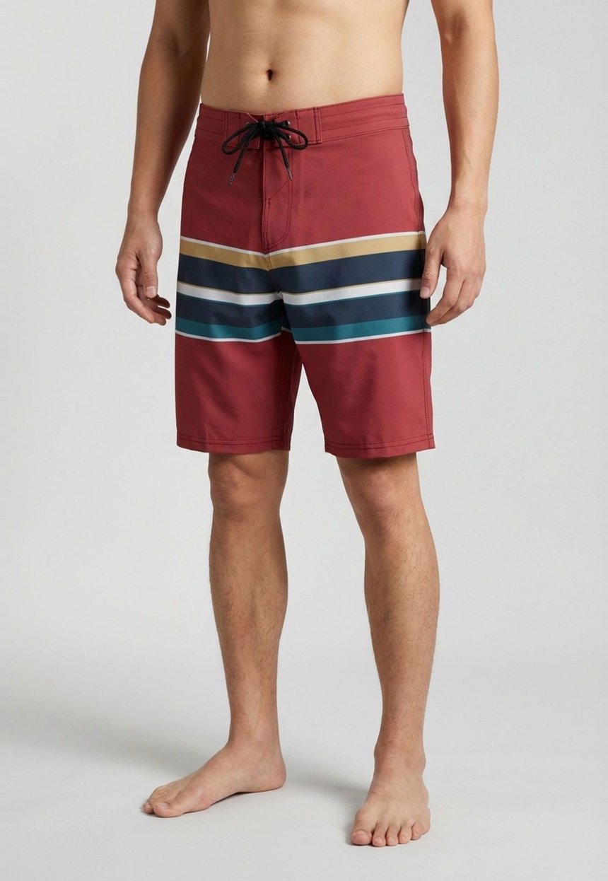 Boardshorts Azul Freelap Vermelho