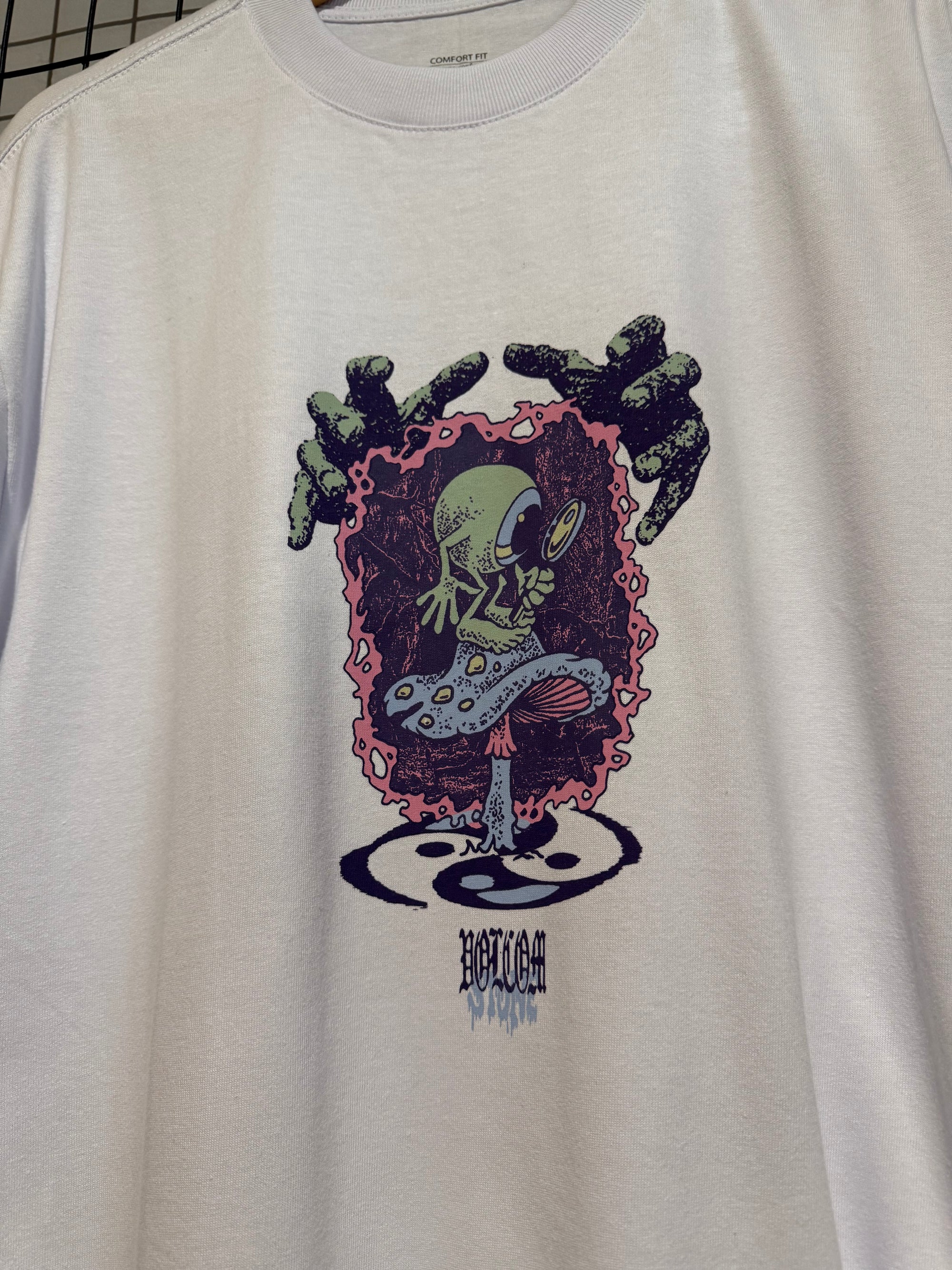 Camiseta Comfort Fit Volcom Conserve Branca