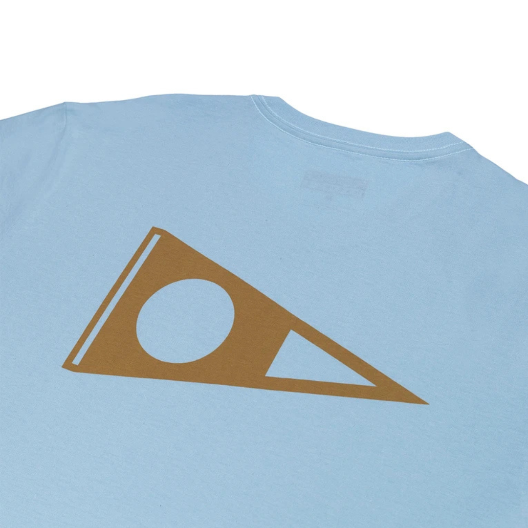 Camiseta Manga Curta Crew Azul Claro Florence