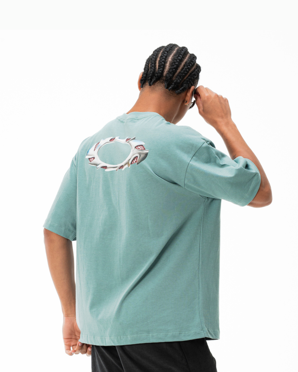 Camiseta Oversized Oakley Elipse Sharp Metal SS Tee