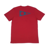 Camiseta Manga Curta Crew Vermelho Florence