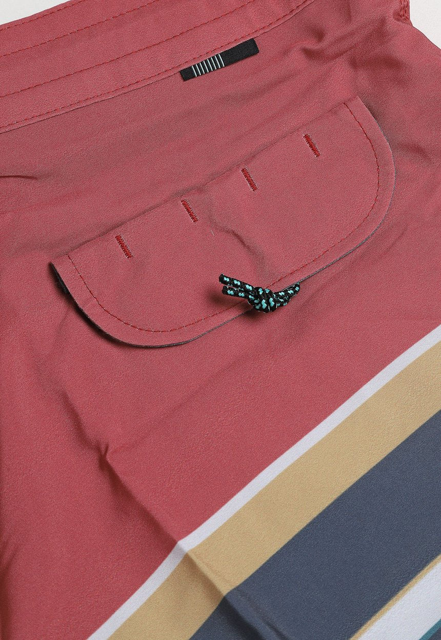 Boardshorts Azul Freelap Vermelho