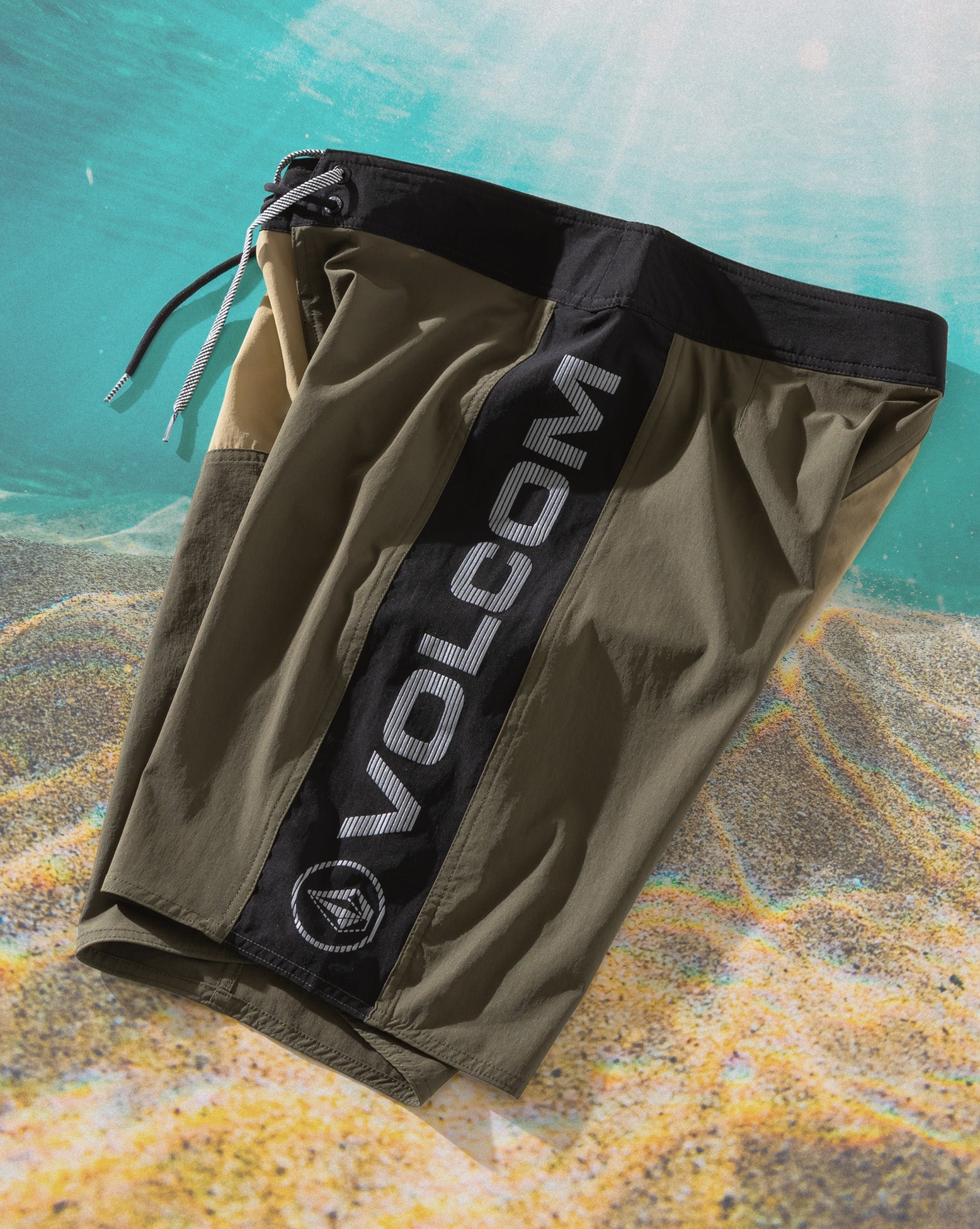 Boardshort Volcom Sabotagem Army Green
