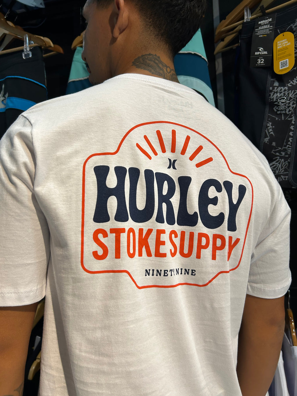CAMISETA HURLEY STOKE BRANCA