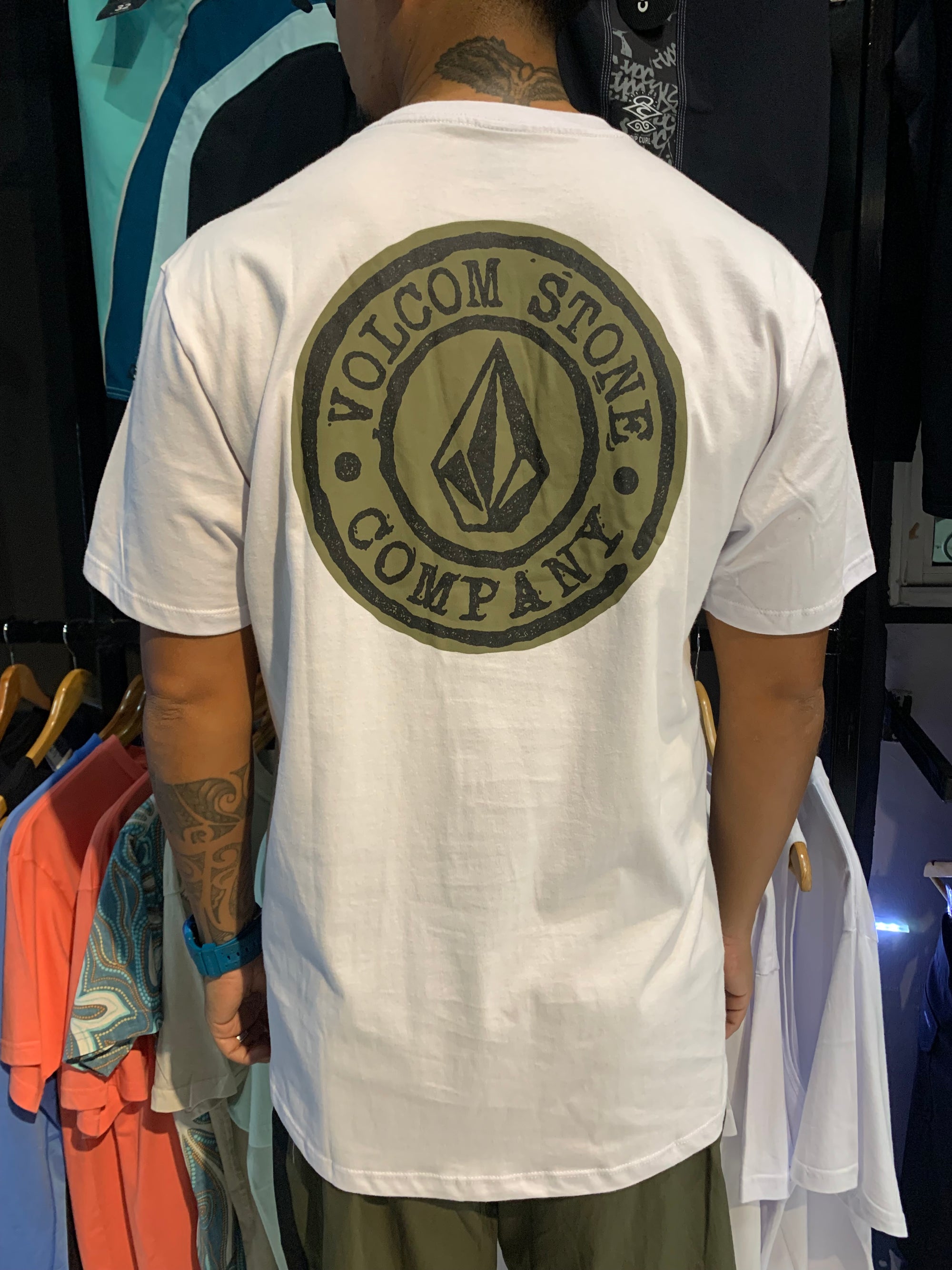 Camiseta Volcom Difuse Branca