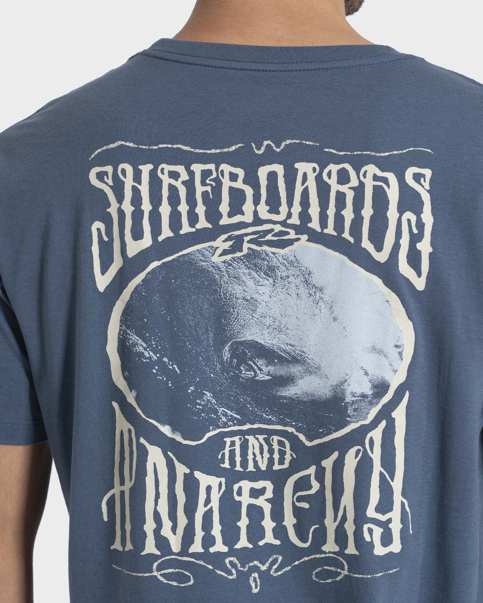 Camiseta Manga Curta Azul Rusty Psychedelic