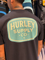 CAMISETA HURLEY SUPPLY PRETA