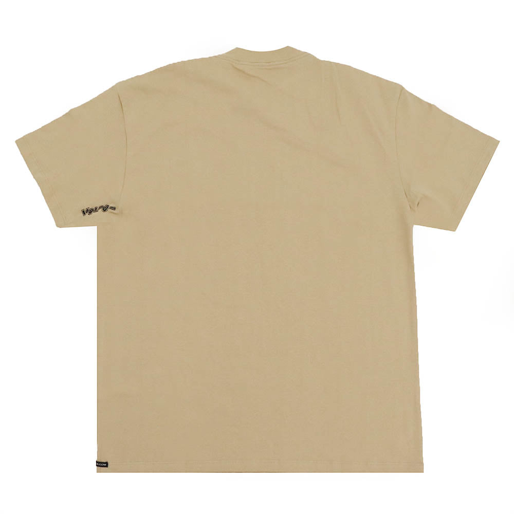 Camiseta Volcom Comfort World Weapon Bege