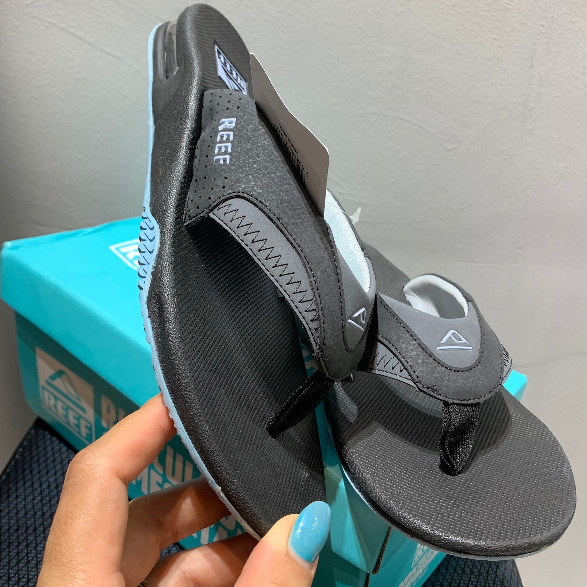 Chinelo Reef Mick Fanning Gray|Light Blue