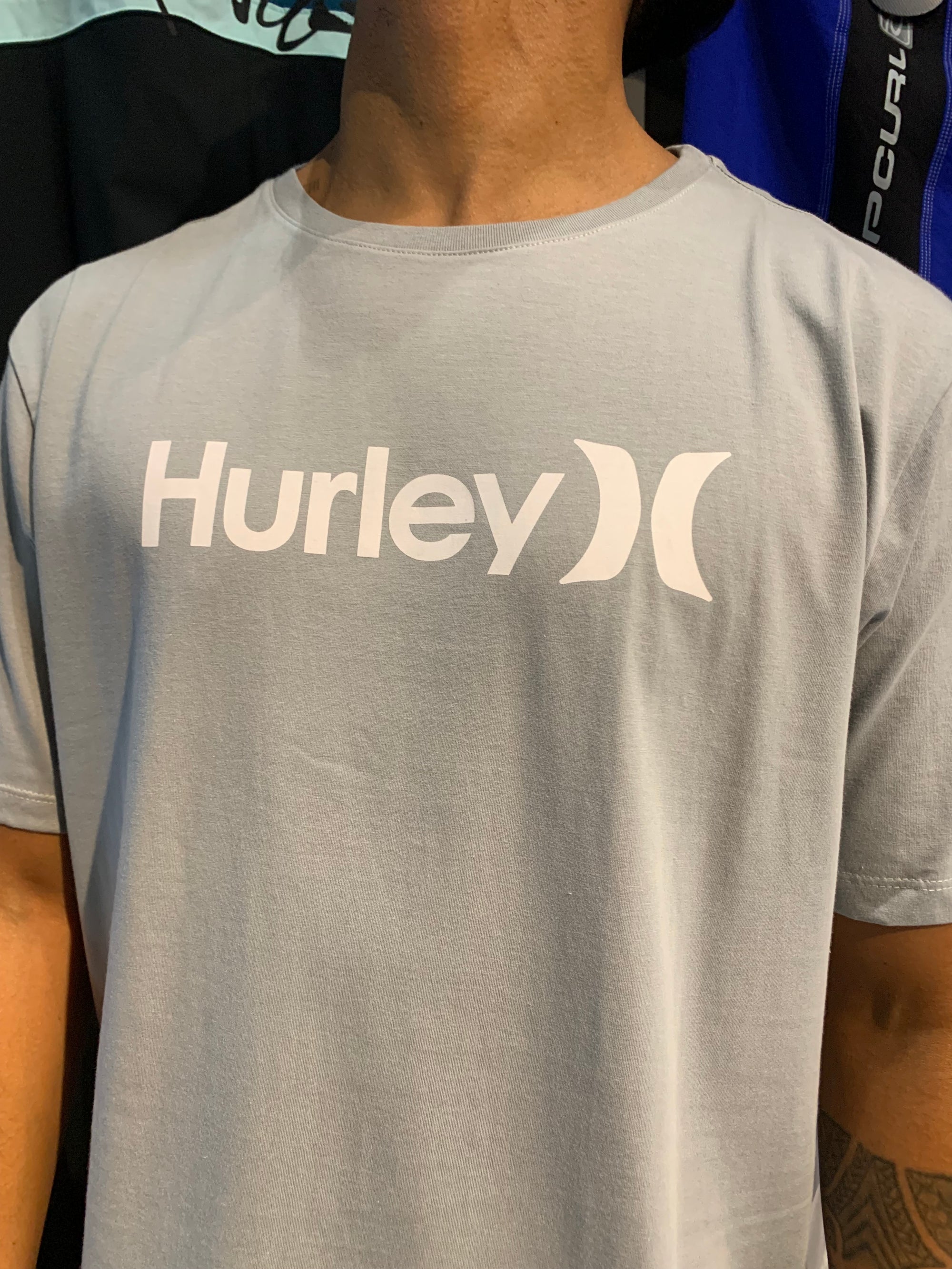Camiseta Manga Curta Cinza Hurley O&O
