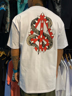 Camiseta Volcom Snake Peace Branca