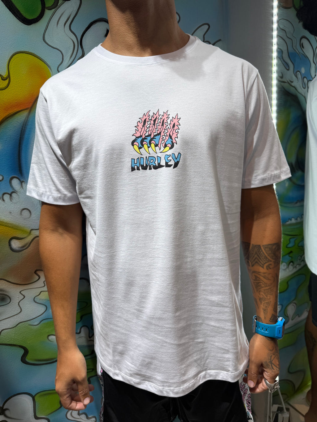 Camiseta Hurley Etam Panther Branca