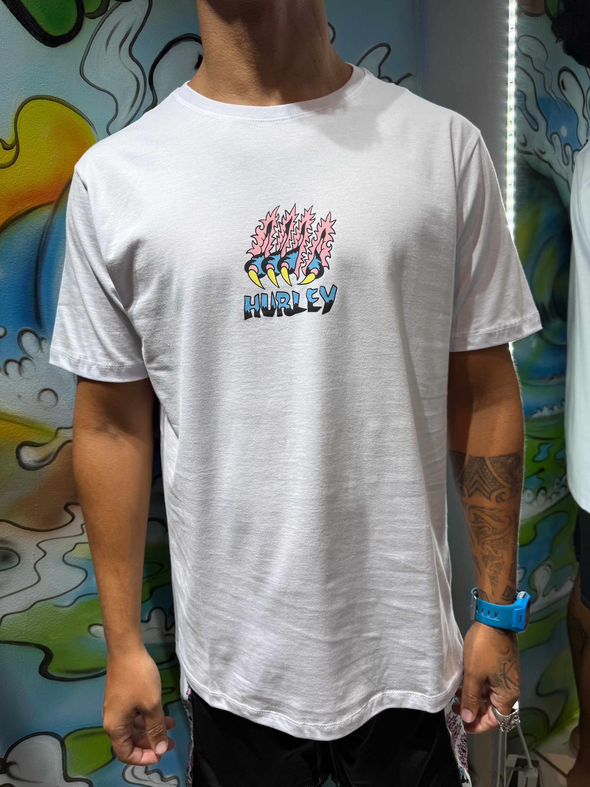 Camiseta Hurley Etam Panther Branca