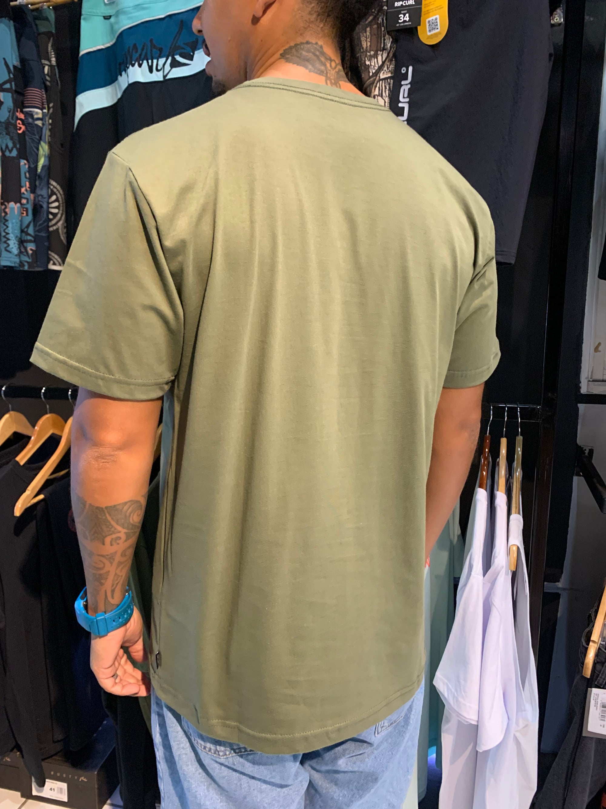 Camiseta Rip Curl Pill Icon  Verde