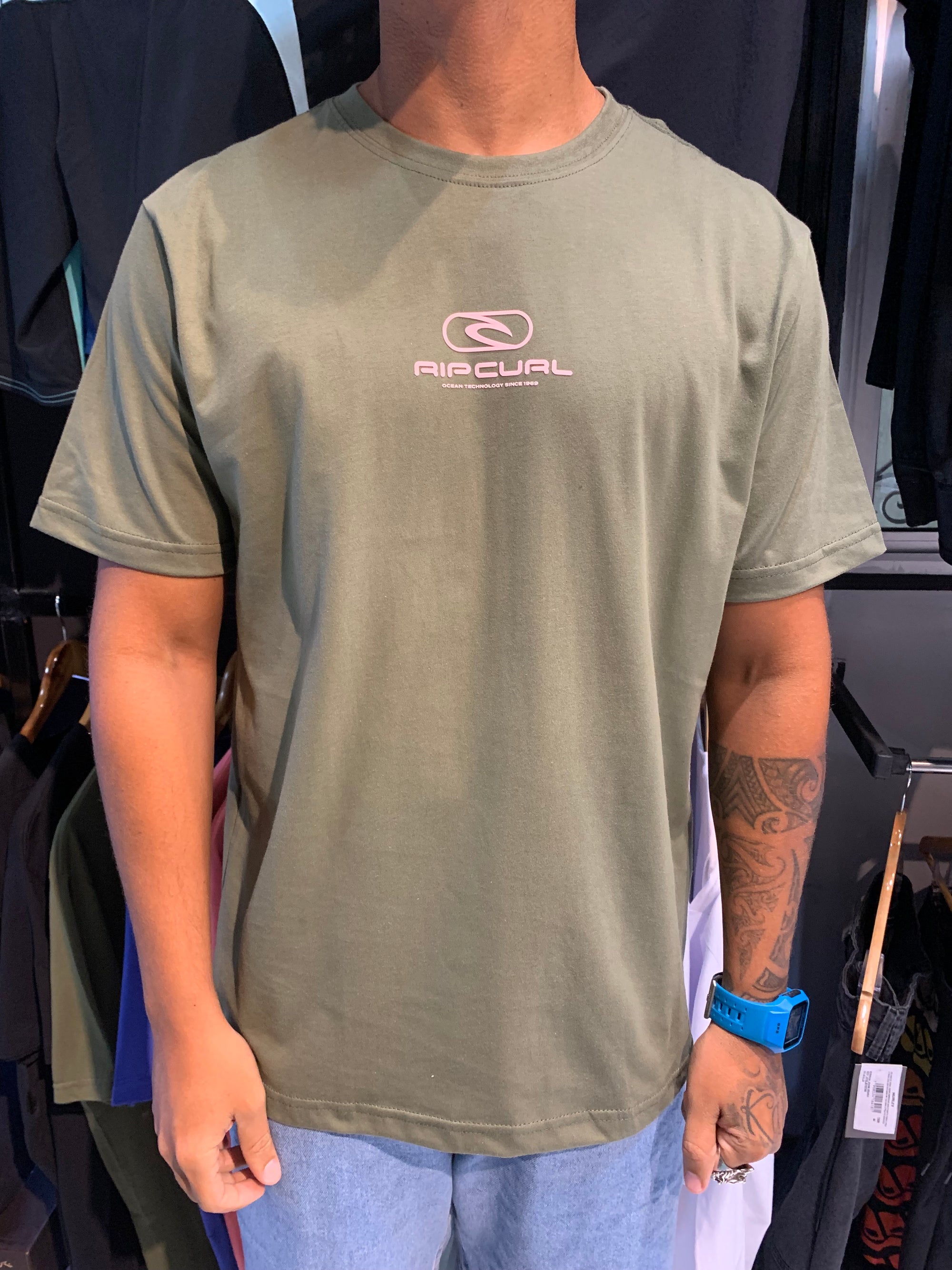 Camiseta Rip Curl Pill Icon  Verde