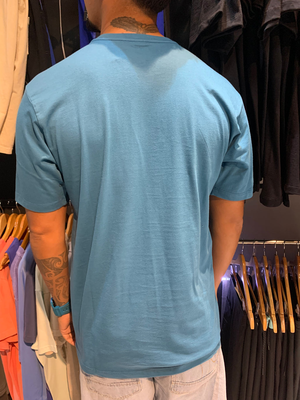 Camiseta Volcom Hi Loops Azul