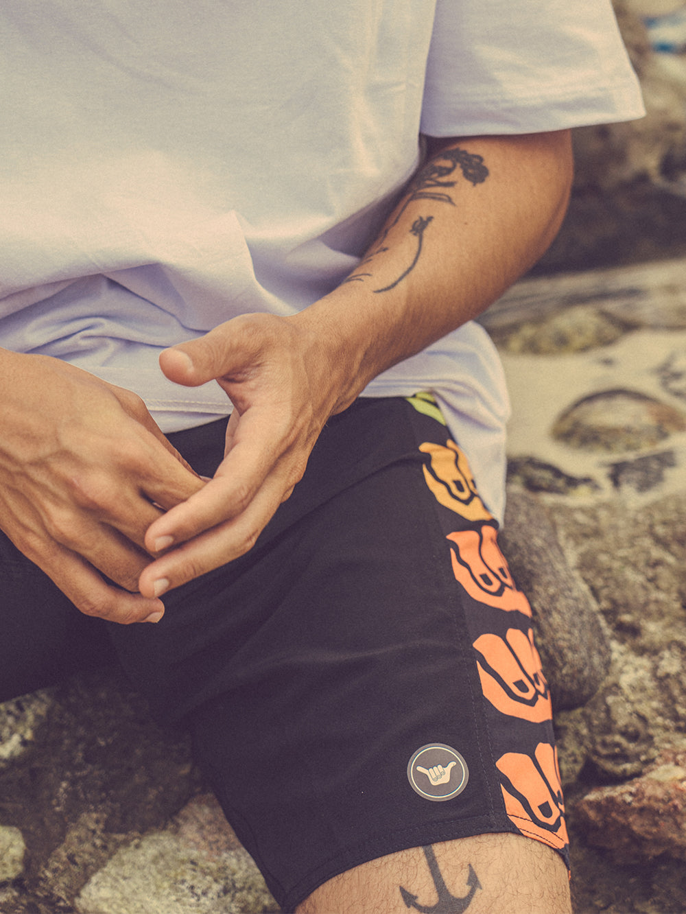 Boardshort Hang Loose Retrolog 19”