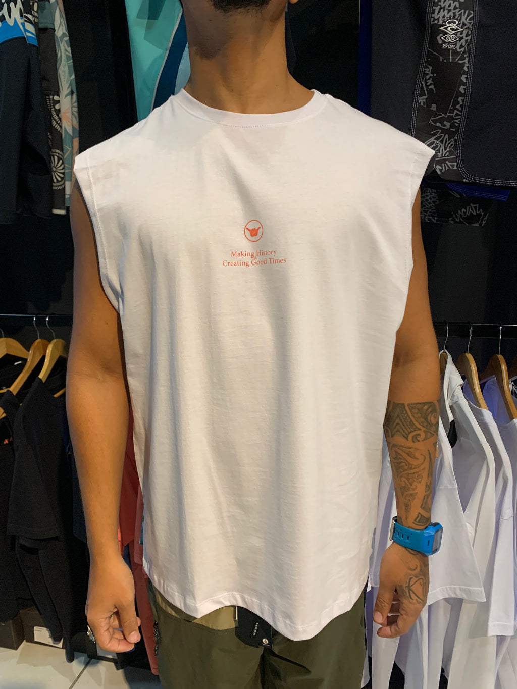 Regata Hang Loose Clouds Branca