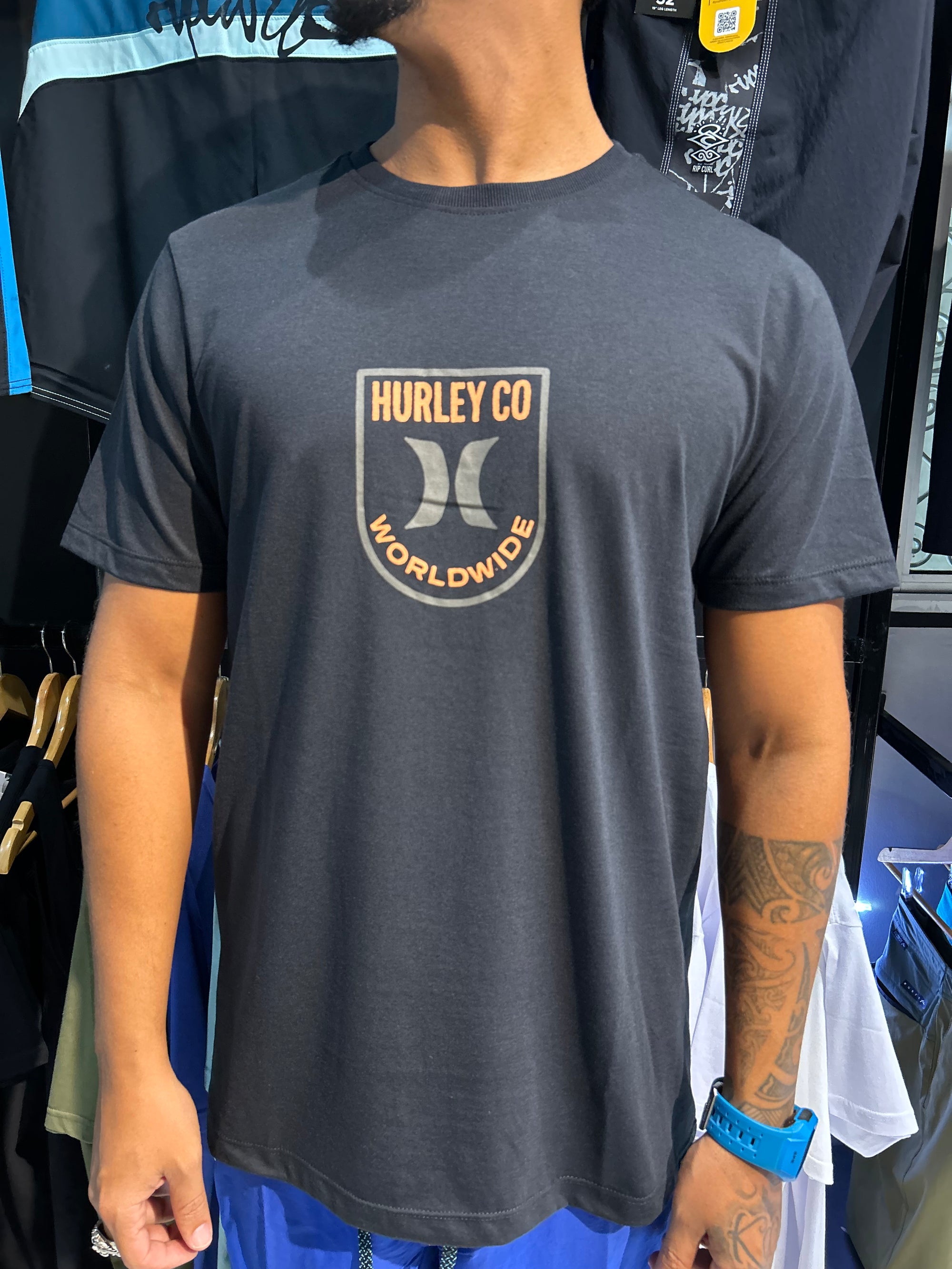 CAMISETA HURLEY SMILLE PRETO