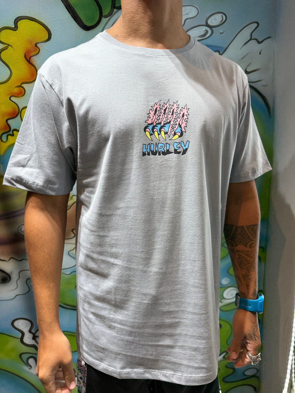 Camiseta Hurley Etam Panther Cinza