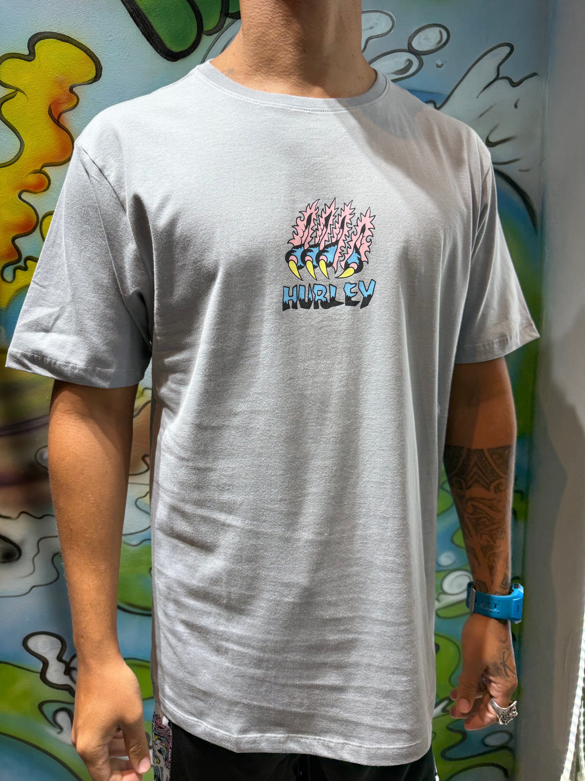 Camiseta Hurley Etam Panther Cinza