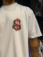 Camiseta Volcom Snake Peace Branca